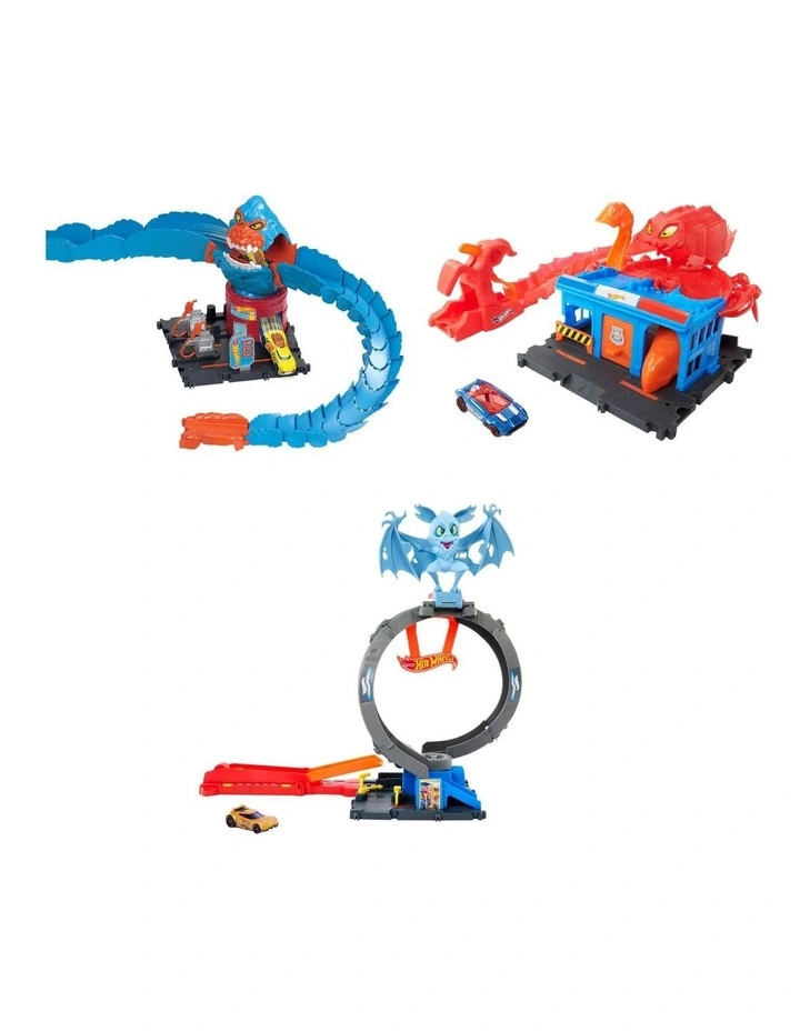 Hot Wheels City Nemesis Track Set Assortment MYER