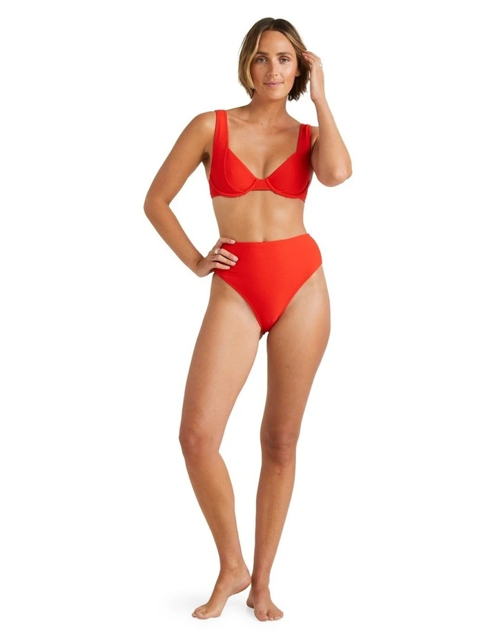 Billabong Tanlines Chloe Bikini Bra In Red Myer