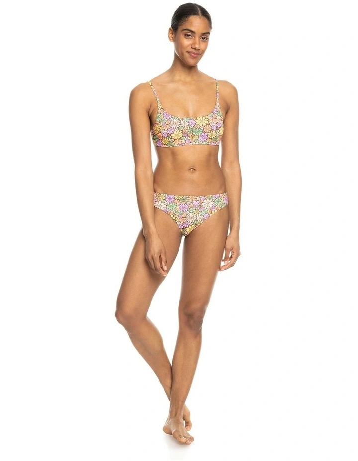 Roxy All About Sol Bralette Bikini Top In Root Beer Myer
