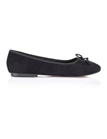 Siren Leather Ballet Flats In Nude Myer