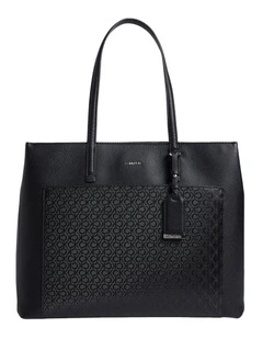 Logo Tote Bag in Black