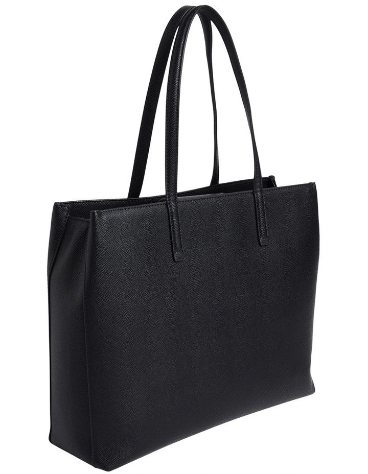 Logo Tote Bag in Black image 2