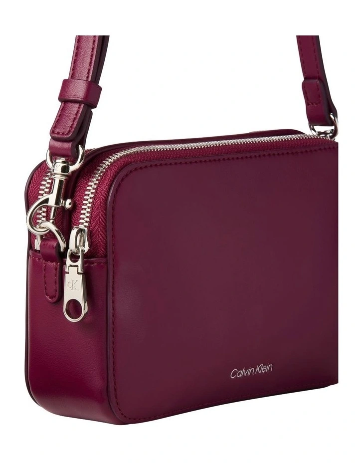 Webbing Crossbody Camera Bag in Purple image 3