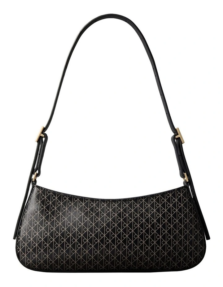 Emblem Allover Print Small Shoulder Bag image 1