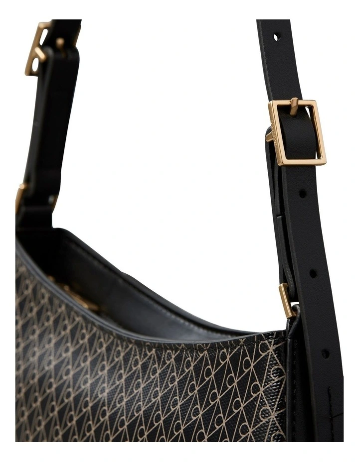 Emblem Allover Print Small Shoulder Bag image 4