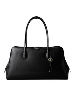 Multi Compartment Tote Bag in Black