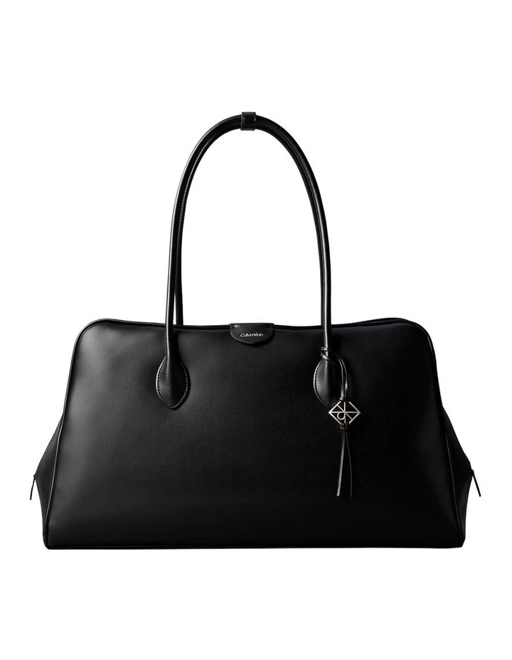 Multi Compartment Tote Bag in Black image 1