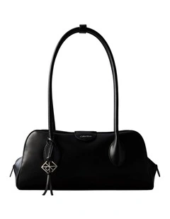 Emblem Trio Shoulder Bag in Black