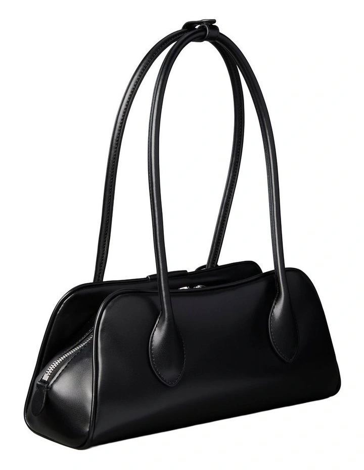 Emblem Trio Shoulder Bag in Black image 2