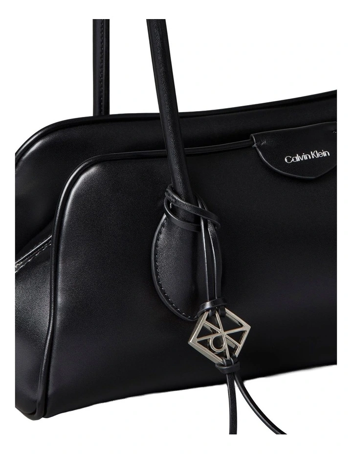 Emblem Trio Shoulder Bag in Black image 3