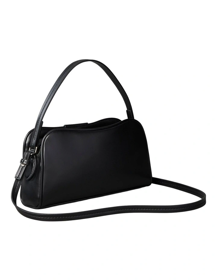 Multi Compartment Crossbody Camera Bag in Black image 2