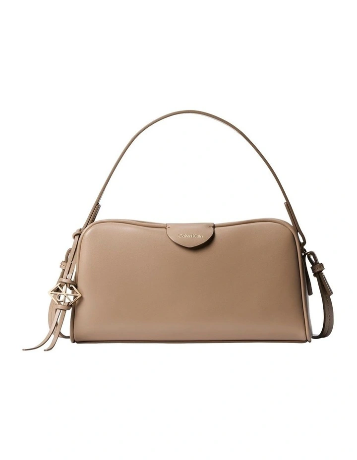 Multi Compartment Crossbody Camera Bag in Beige image 1