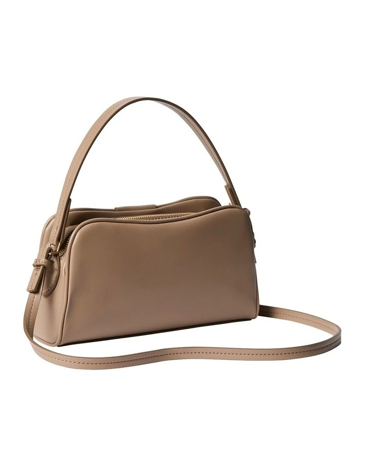 Multi Compartment Crossbody Camera Bag in Beige image 2