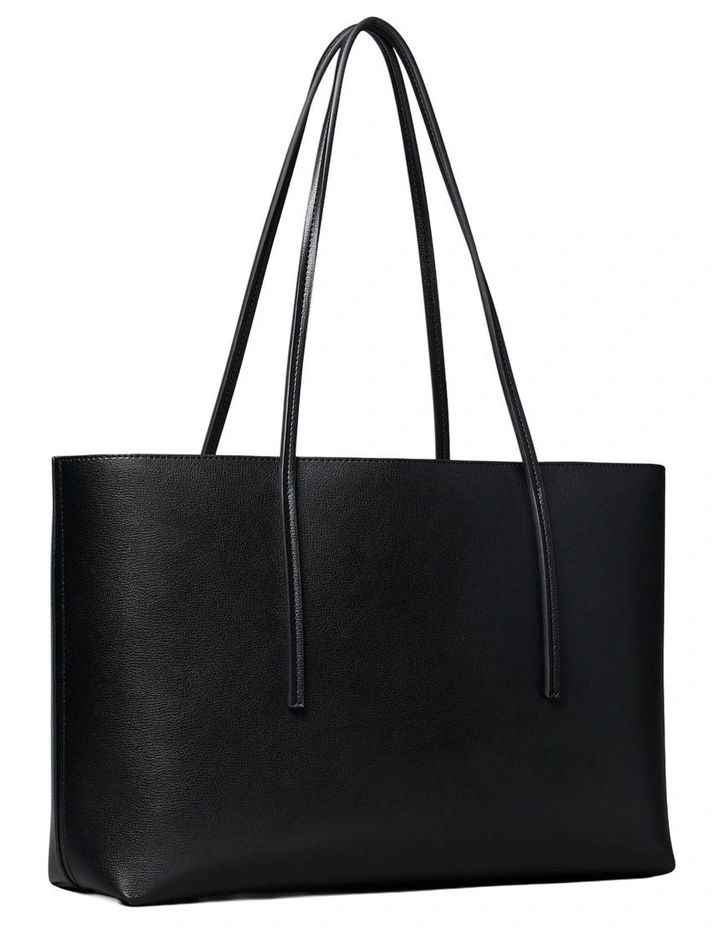 Foil Logo Tote Bag in Black image 2