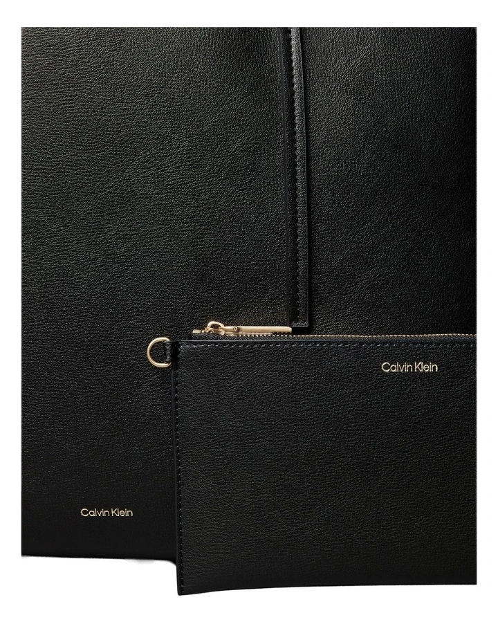 Foil Logo Tote Bag in Black image 4