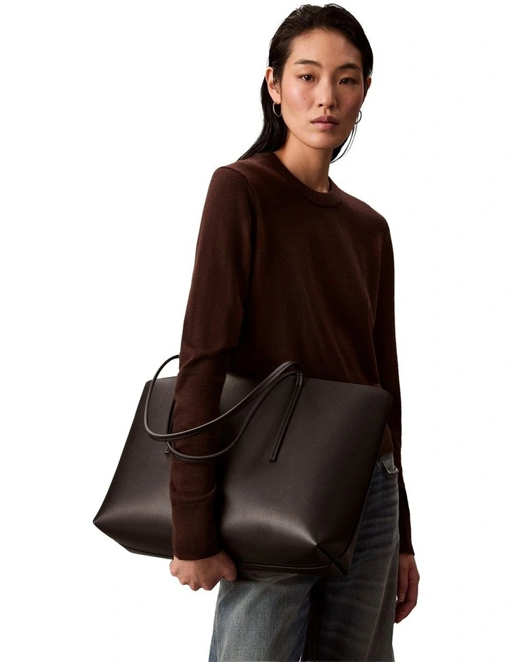 Foil Logo Tote Bag in Black image 5