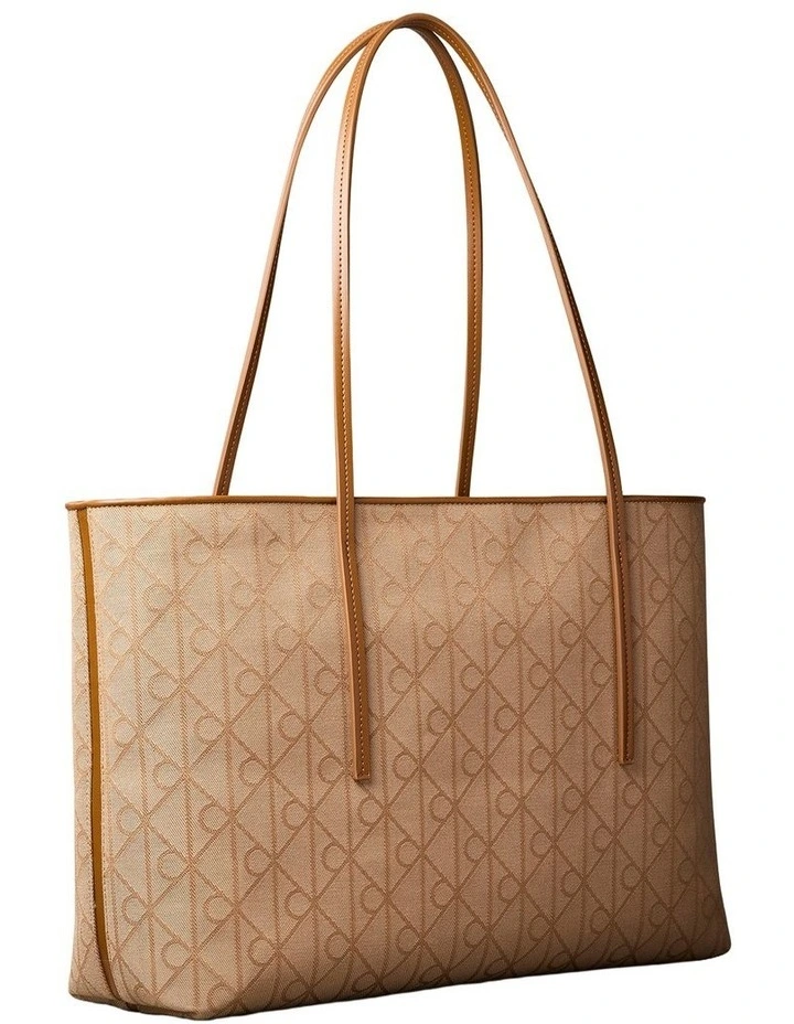 Emblem Aop Tote Bag in Cornstalk image 2