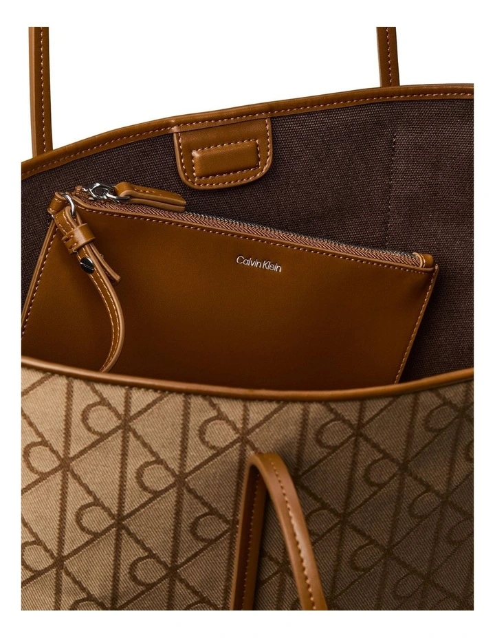 Emblem Aop Tote Bag in Cornstalk image 3