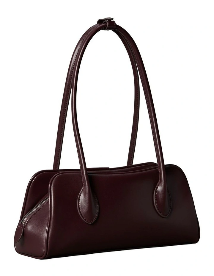 Emblem Trio Shoulder Bag in Fudge image 2