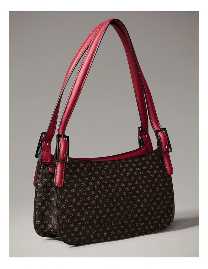 Harlan Shoulder Bag in Brown/Khaki/Bloodstone image 2