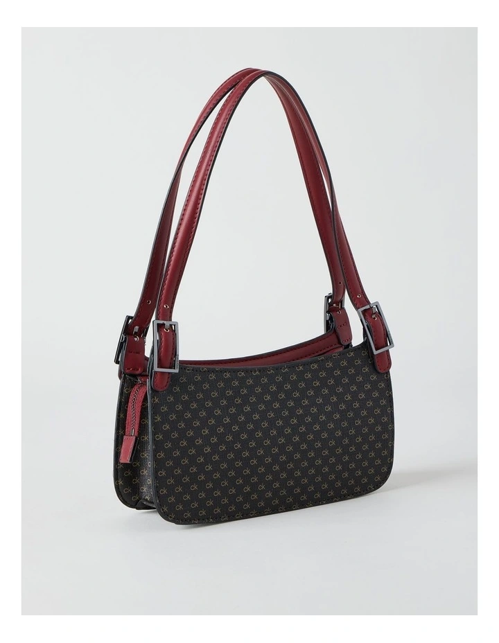 Harlan Shoulder Bag in Brown/Khaki/Bloodstone image 2
