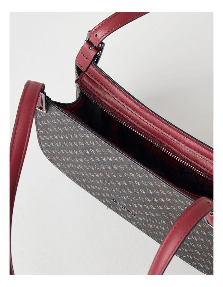 Harlan Shoulder Bag in Brown/Khaki/Bloodstone image 4