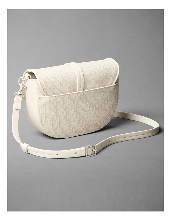 Emblem Aop Crossbody Bag in Light Hay Aop image 2