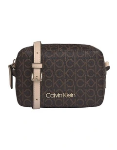 Brown Camera Crossbody Bag