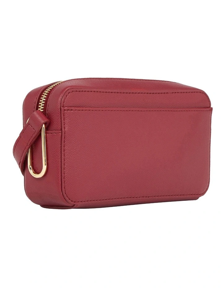 Monogram Plaque Crossover Camera Bag in Rouge image 2