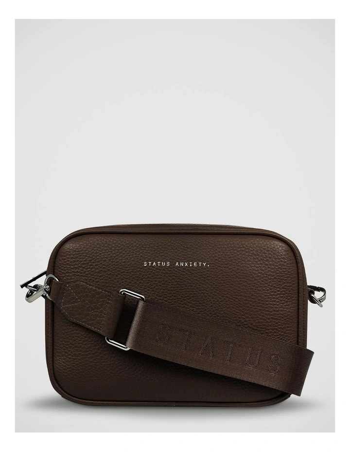 Plunder with Webbed Strap Crossbody Bag in Cocoa image 1