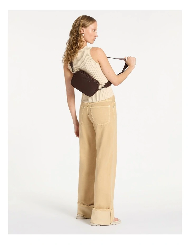 Plunder with Webbed Strap Crossbody Bag in Cocoa image 5