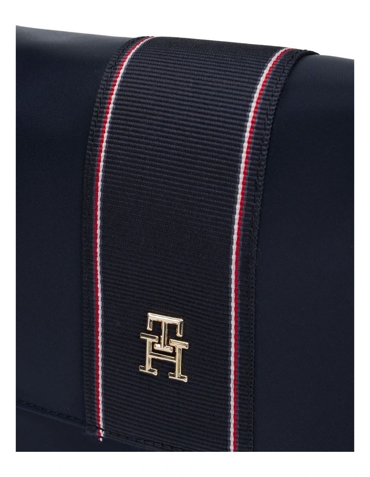 Monogram Crossbody Shoulder Bag in Blue image 4