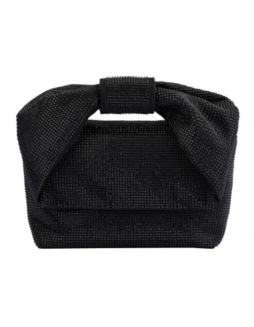 Alinta Hotfix Top Handle Bag in Black