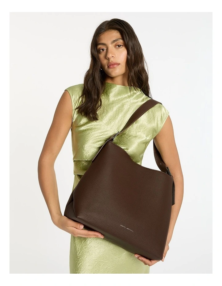 Forget About It Shoulder Bag in Brown image 7