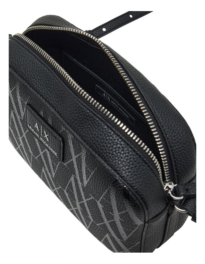 Sylvie Camera Crossbody Bag in Black/Black image 5