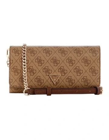 Noelle Ii Crossbody Bag in Latte Logo/Brown