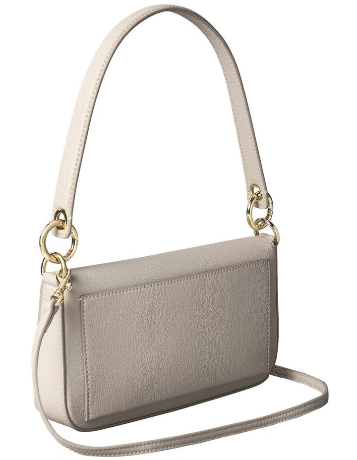 Minimal Monogram Shoulder Bag in Brown image 2