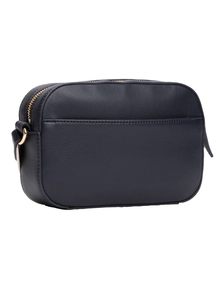 Logo Tape Camera Crossbody Bag in Space Blue image 2