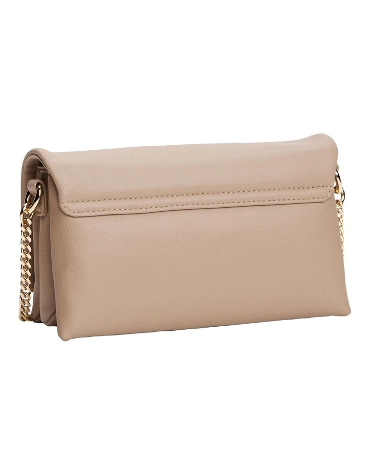 Modern Chain Strap Mini Crossover Bag in Beige image 2