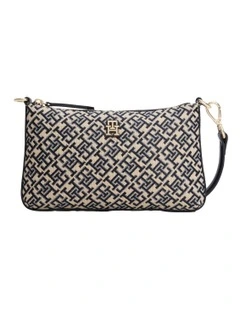 Th Jacquard Shoulder Bag in Space Blue
