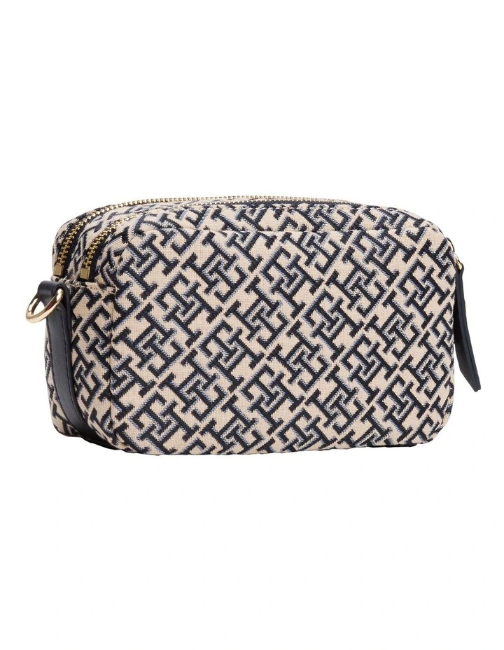 Th Jacquard Camera Crossbody Bag in Space Blue image 2