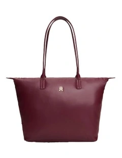 Soft TH Monogram Tote Bag in Red