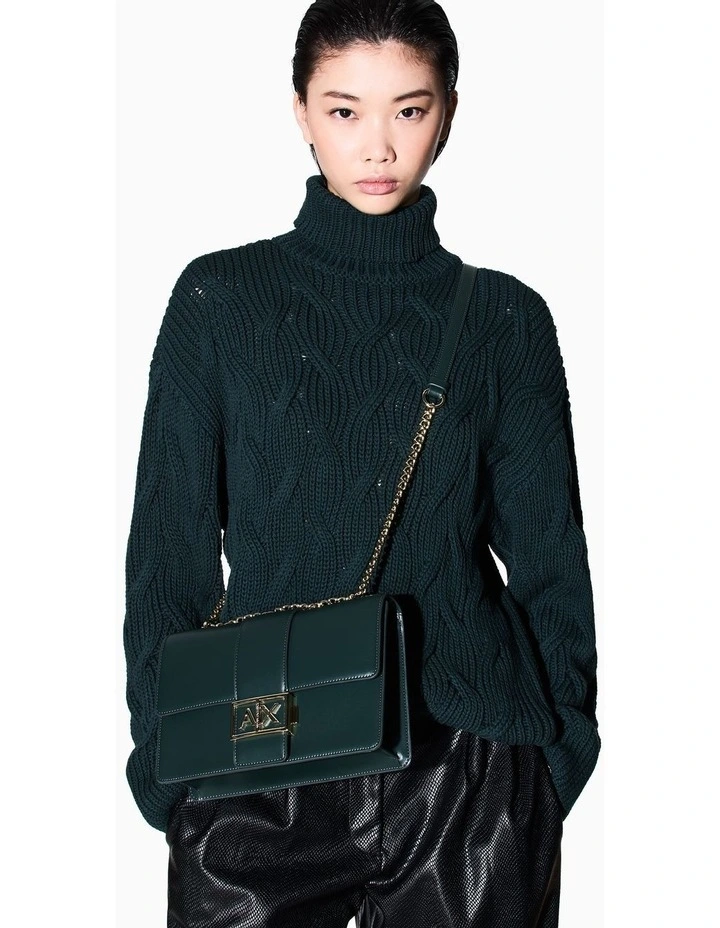 Jodie Medium Crossbody Bag in Beat Green image 2
