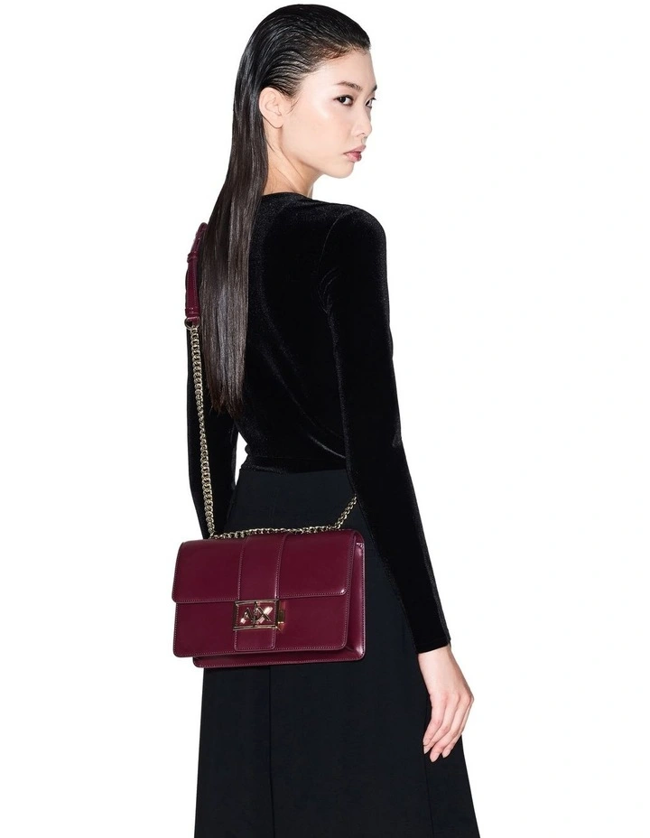 Jodie Medium Crossbody Bag in Red image 2