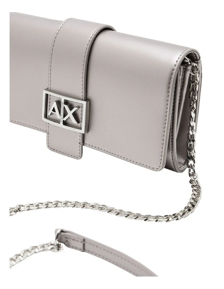 Jodie Wallet Crossbody Bag in Gunmetal image 4