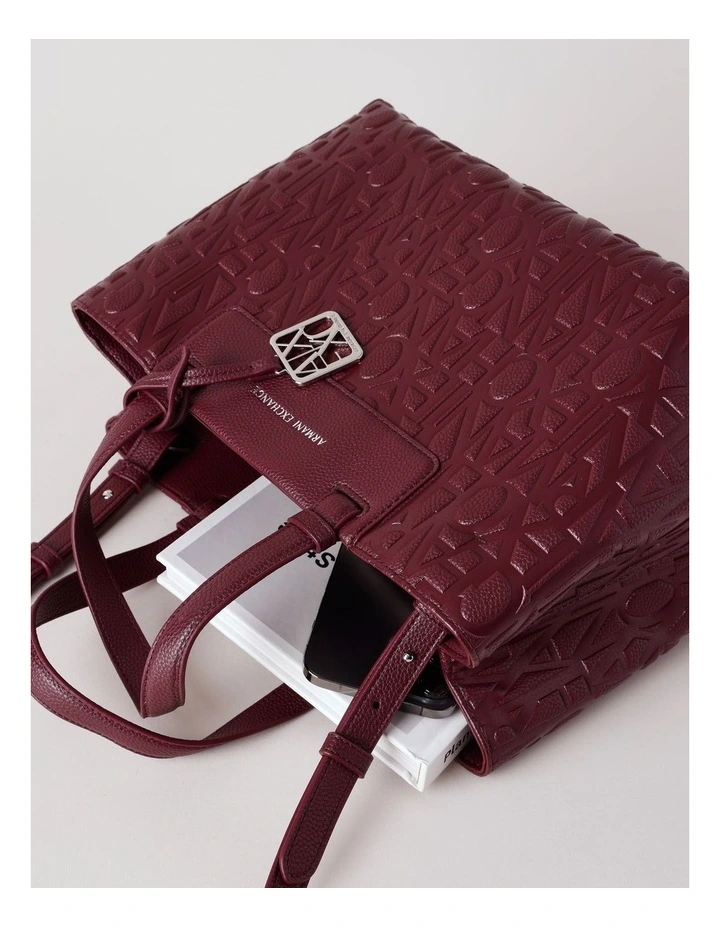 Liz Pebble Medium Tote Bag in Groove image 4