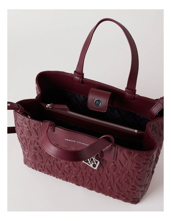 Liz Pebble Medium Tote Bag in Groove image 5
