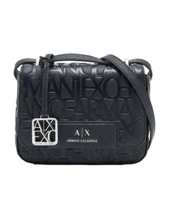 Liz Pebble Crossbody Bag in Black
