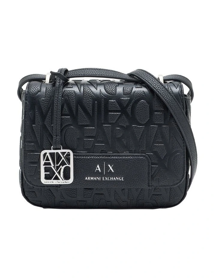 Liz Pebble Crossbody Bag in Black image 1