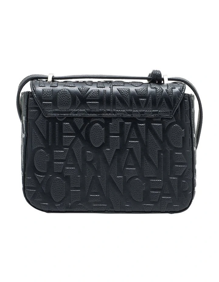 Liz Pebble Crossbody Bag in Black image 3